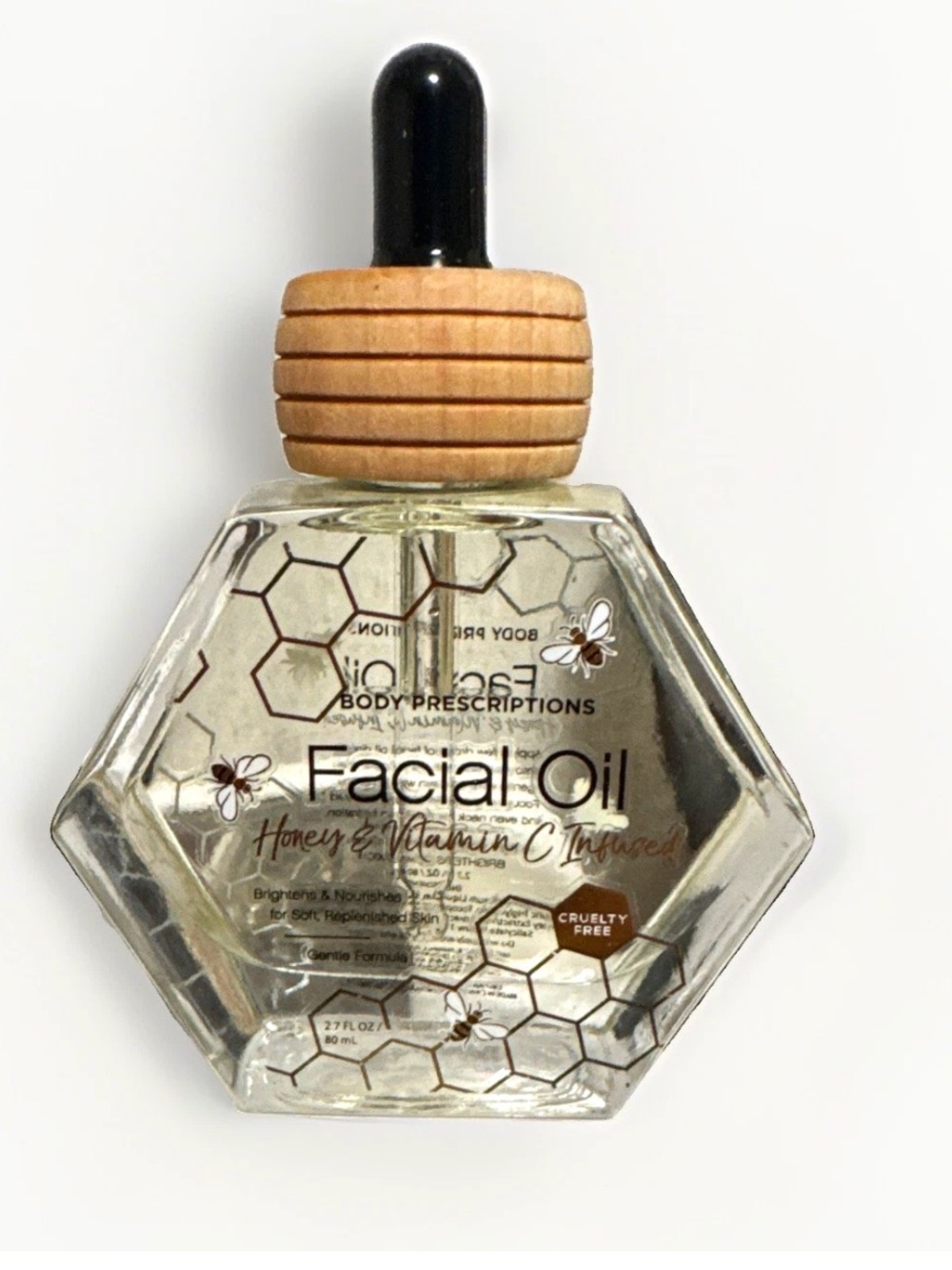 Body Prescriptions Honey & Vitamin C Infused Facial Oil - Clear